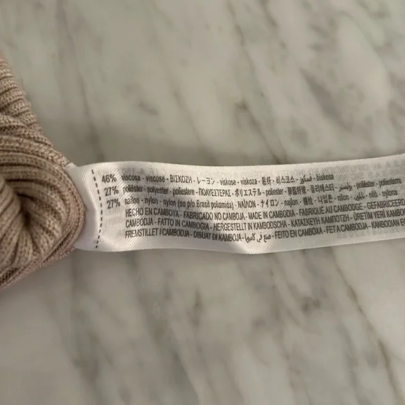 Zara Ribbed Knit Sleeveless Sweater Tank Dress - Picture 5 of 6